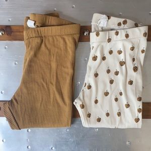 H&M Fall Legging 2 Pack! CUTE PRINT